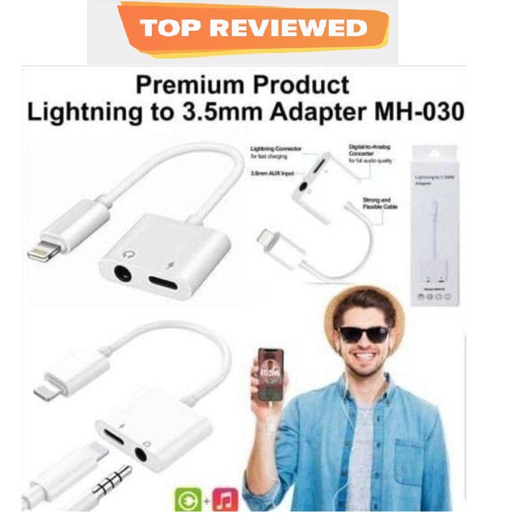 Lightning to 3.5mm Adapter Model MH030 – High-Quality Audio Adapter for iPhone